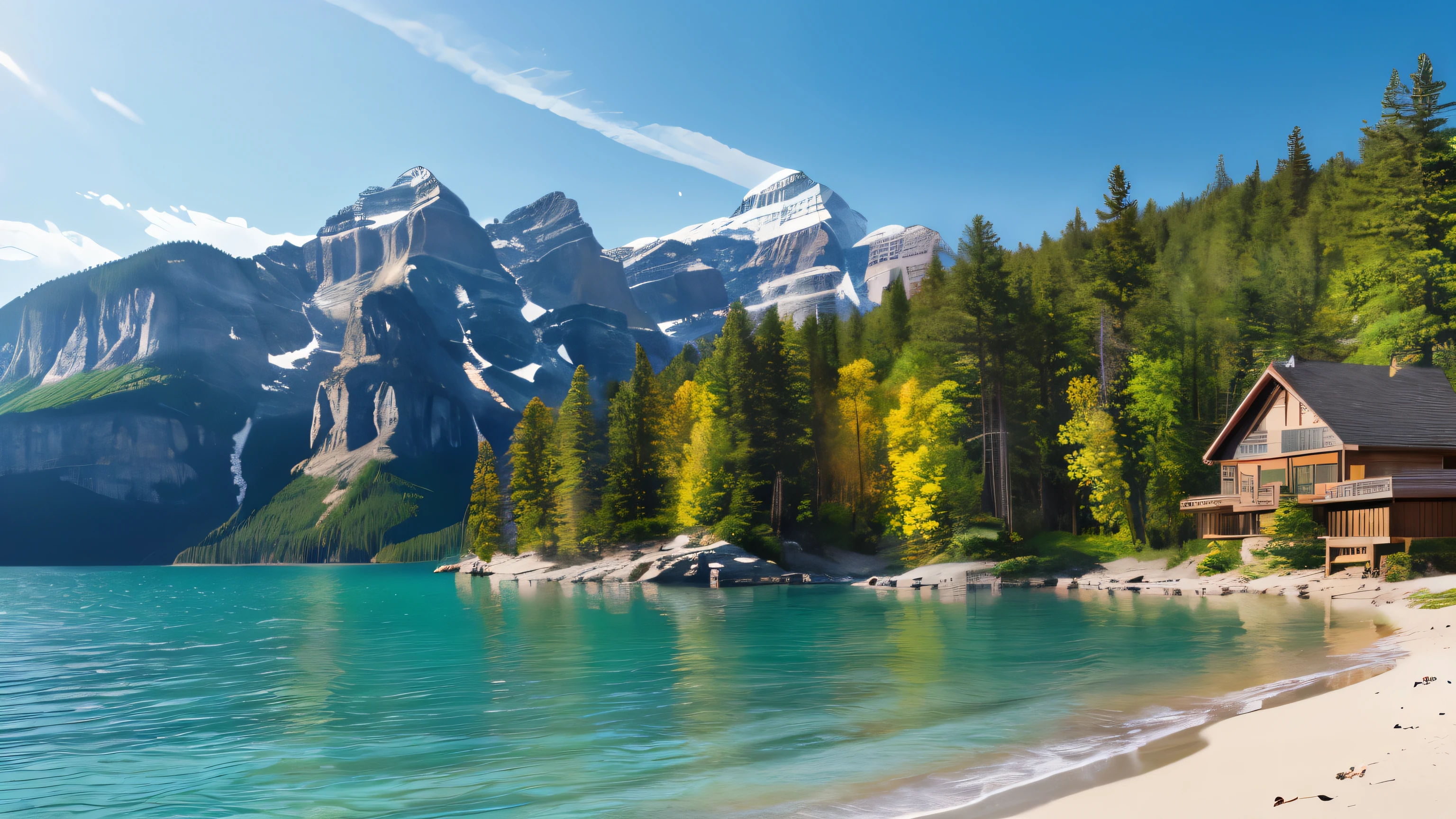 (Realistic, Photorealistic:1.4), Beautiful illustration, Canadian side, Great Lakes, Daytime