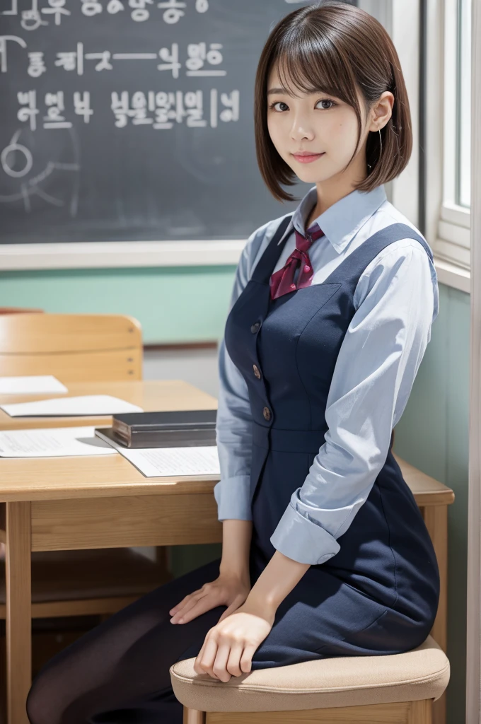 A Korean female teacher will teach you.、One female