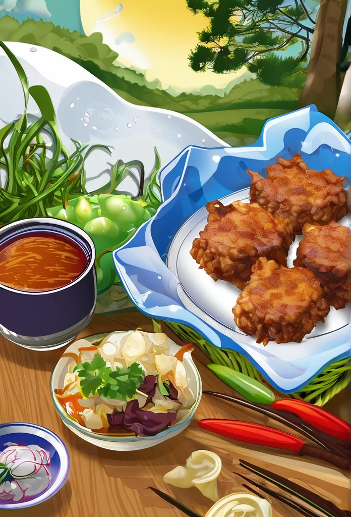 Fried pork