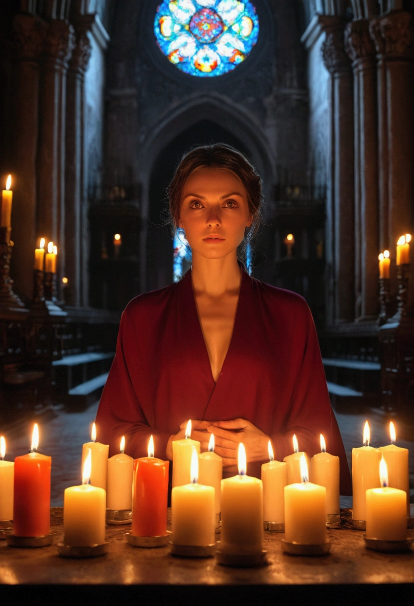 A stunning intricate full color portrait of 30 year old [anad|cm550|4lexb0tez|kdlt0r0],, epic character composition,, [style-widow :style-sylvamagic:0.2],, in a dark cathedral with candles,, by ilya kuvshinov, alessio albi, nina masic,, sharp focus, natural lighting, subsurface scattering, f2, 35mm, film grain 
