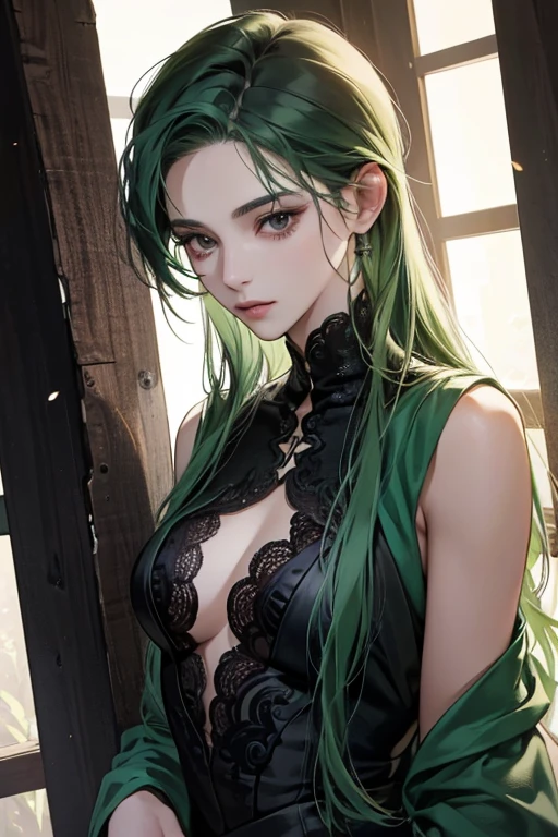 Lady Mara Appearance: He had dark green hair and black eyes.. Thin build and fragile appearance.