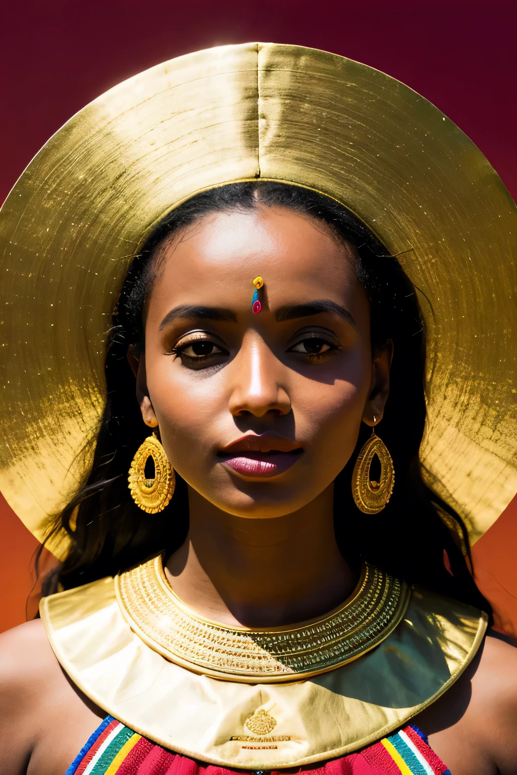 logo title 'REVIEW ETHIOPIAN'
tagline 'Open Your eyes & Ears'
saturated colors, hyper realistic, lifelike texture, lighting gold color
