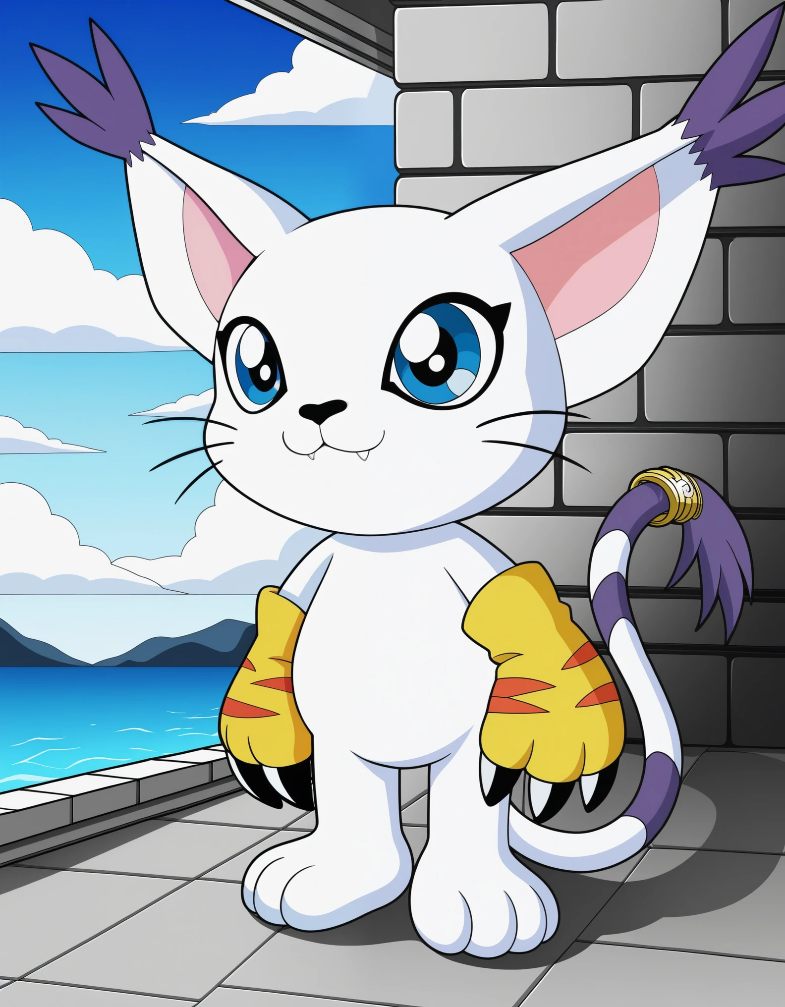 source_furry, GATOMON, TAIL RING, RINGLESS, BLACK GATOMON