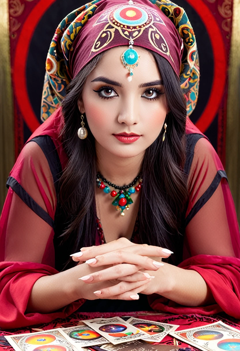 young female fortune teller