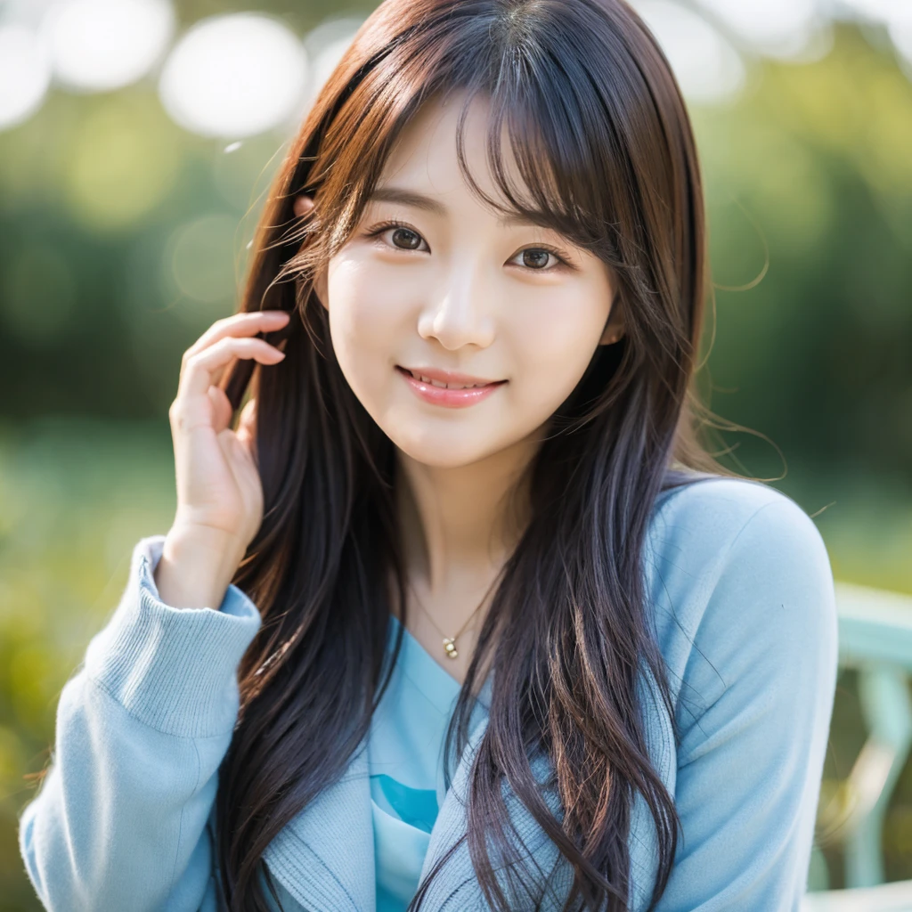 Beautiful Korean woman likes to chat
