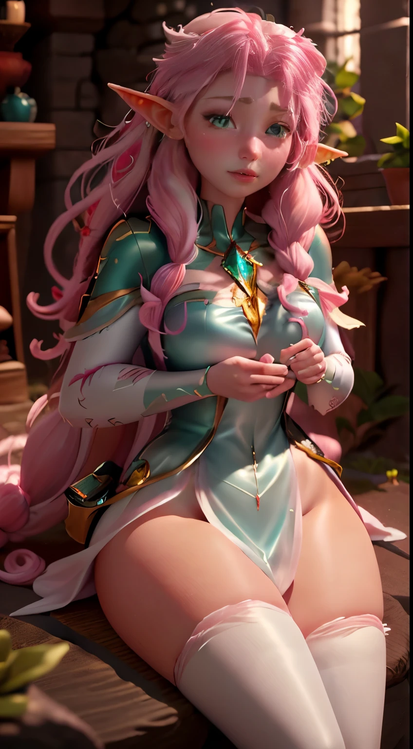 Elfgirl (rose quartz SU-elsa frozen Disney Tinker waifu mezclando modelos .) (ultra fUSION of white and pink hair) Highly detailed CG unity 8k wallpaper, style shot, complex, High detail, dramatic, highest quality movie still image, Very detailed, masterpiece, Best Quality, character design, elsa, elsa from frozen,fusión Diamante Rosa (( dark style)), realistic and ultra detailed rendering style, natural light, sharp character design, (hard focus, 8k), (((Natural skin texture))), 8k textures, soft cinematic lighting, Adobe Lightroom, dark room, HdR, sophisticated, elegant, rich detail, Sharp focus appearance) )), calming tones, frenesí de detalles, intricate detail, Super detail, low contrast, Soft film Lighting, Muted colors, Exposure Mix, HdR, Desteñir, 35mm, f/1.4, THEY ARE LIKE THIS, f16, 25 sec.
