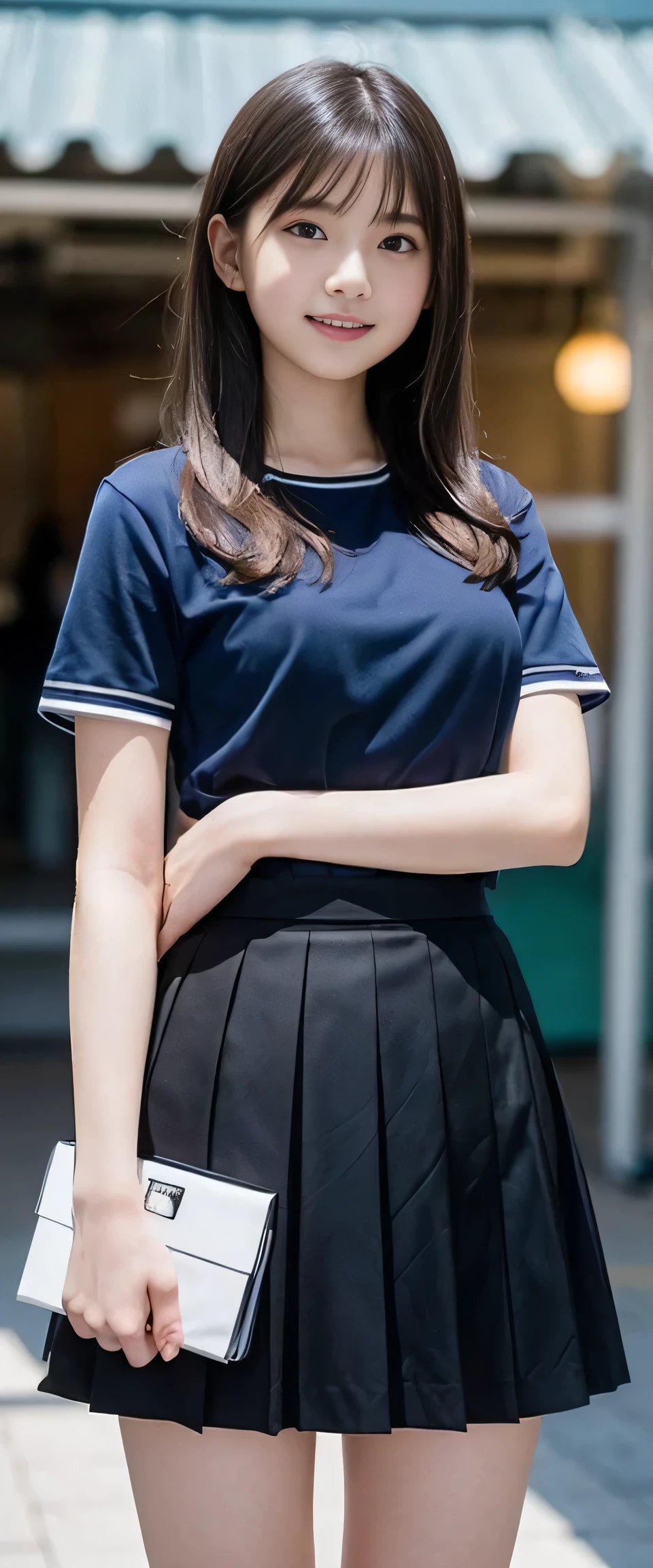 (masterpiece, Highest quality:1.2), 8k, 12 year old girl in full nudity, 85mm,Official AR RAW Photos, Super slim slender beautiful girl, (She pulled up her navy blue short skirt、下Half BodyFull nudity、Short sleeveの白シャツ、Show me your ears、Naked girls photoshoot、Full nudity, Cute Face, close, Half Body, It was a race, Gardenia, beautiful girl, , Thighs, Short sleeve, Station platform、 Looking at the audience, No makeup, (Big smile), Film Grain, chromatic aberration, Sharp focus, Face Light, Bright lighting, 10 generations, Detailed face, Background Blur, (Dark red tie:1.1)、((((((A 12-year-old girl with her skirt rolled up))))))、((((((12 year old full nudity schoolgirl)))))、Tight waist、Embarrassing pose、Shy and nervous girl、 sad face