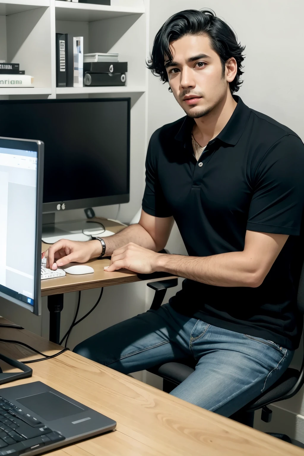 Persona: Ricardo Almeida Age: 28 years
Profession: Startup Entrepreneur Situation: Elee is on a computer trying to concentrate to solve a problem for his company
