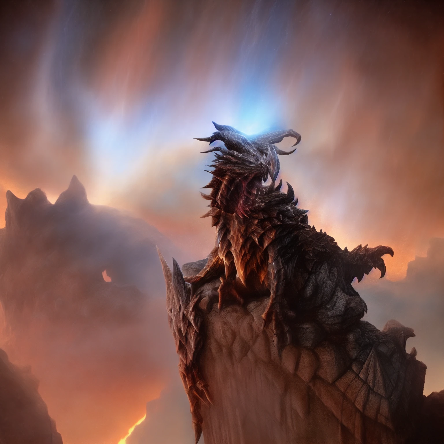a wyvern dragon resembling Alduin from Skyrim, large wings, male, sitting, spreading legs, detailed feet with big size, three clawed toes, padded soles and arches, long sharp claws, (best quality,4k,8k,highres,masterpiece:1.2),ultra-detailed,(realistic,photorealistic,photo-realistic:1.37),fantasy,concept art,hyper detailed,dramatic lighting,cinematic,epic scale,dramatic pose,intricate details,vibrant colors