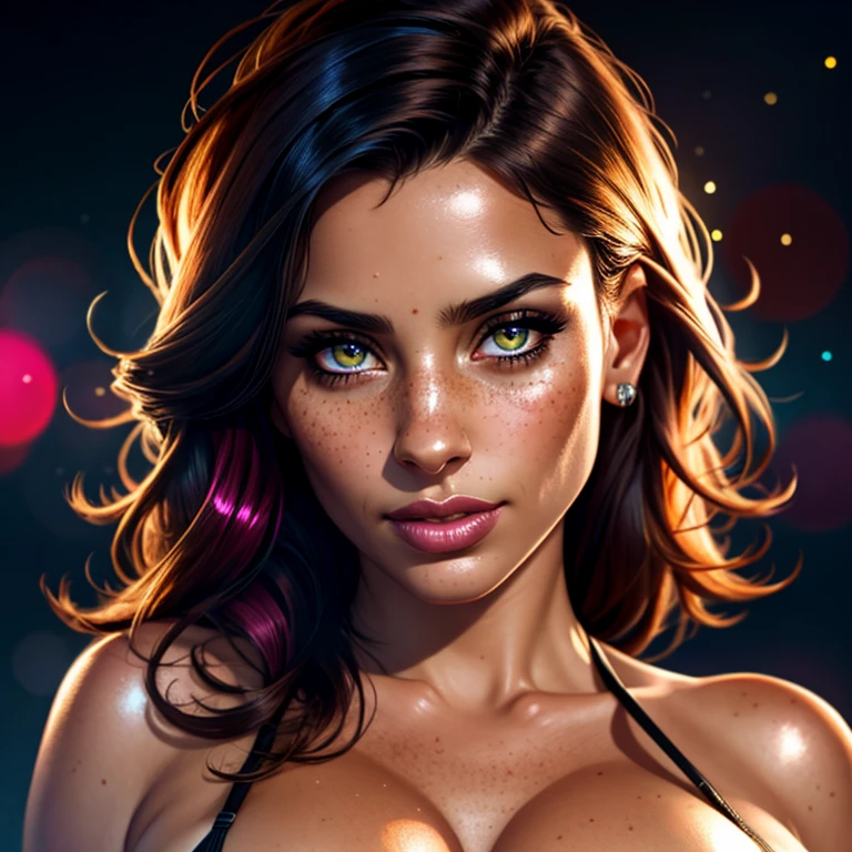 Pretty Penelope Cruz with hourglass body dressed in a tight nanosuit; ((ultra glossy lips)); ((bright gold lips)); ((Futuristic Makeup)); ultrarealistic skin, ultrarealistic face; ultrarealistic body; ((gigantic breasts)); ((overflowing huge breasts)); fully nude; coin slot pussy; detailed pussy; high resolution; detailed skin; ultra detailed eyes; ultra detailed face; ultra detailed lips; 4k resolution; both eyes are similar, heavily oiled shiny skin, sexy seductive pose, standing; looking at viewer, facing camera; full body photograph, DSLR photo; HDR, super-resolution, maximum clarity and sharpness, rule of thirds, 8k raw, reflections, sharp focus
