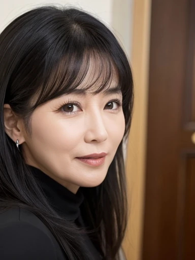 Celebrity Women、Black Hair、Mature Woman、Invite