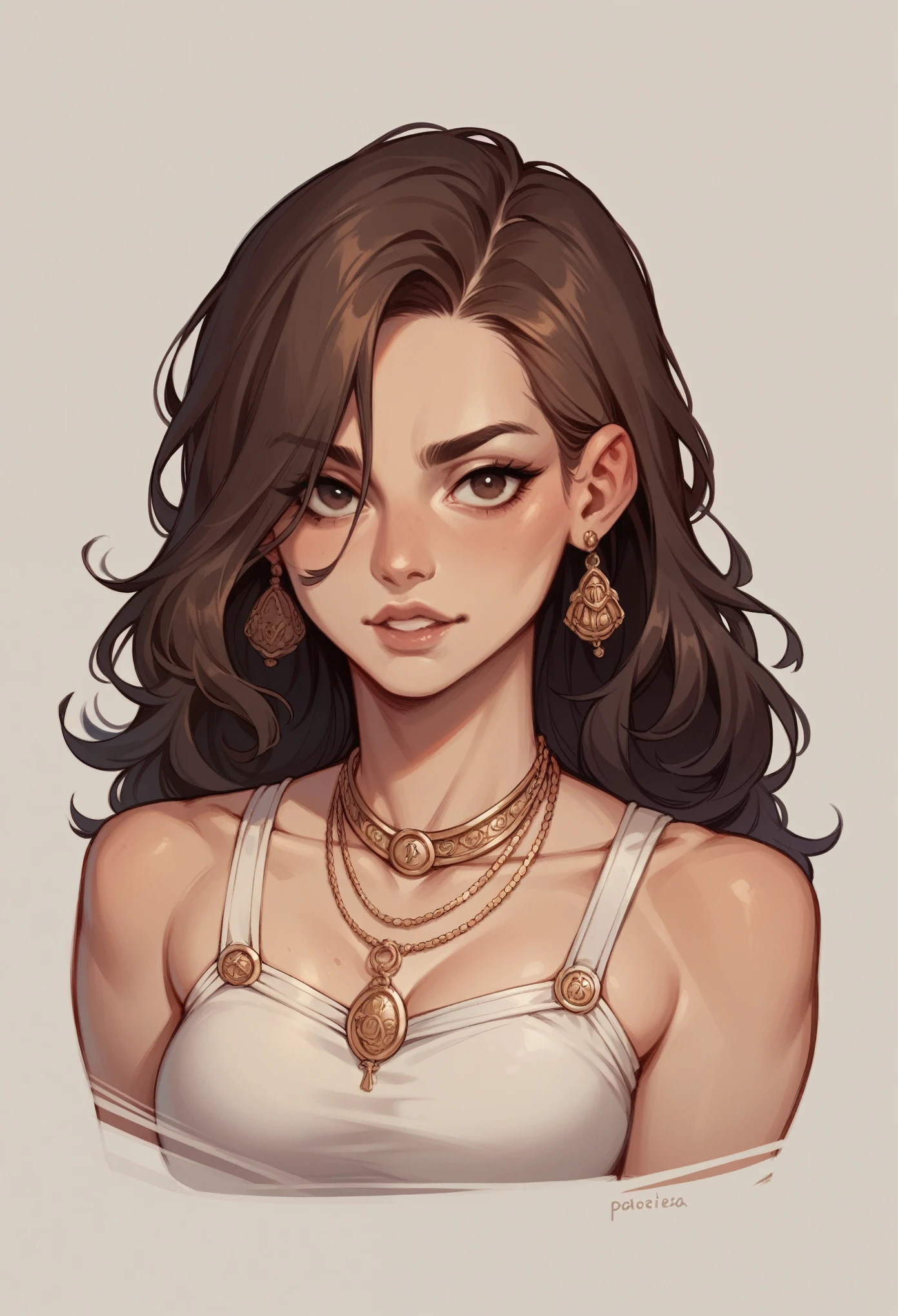 Isabel, a brunette girl