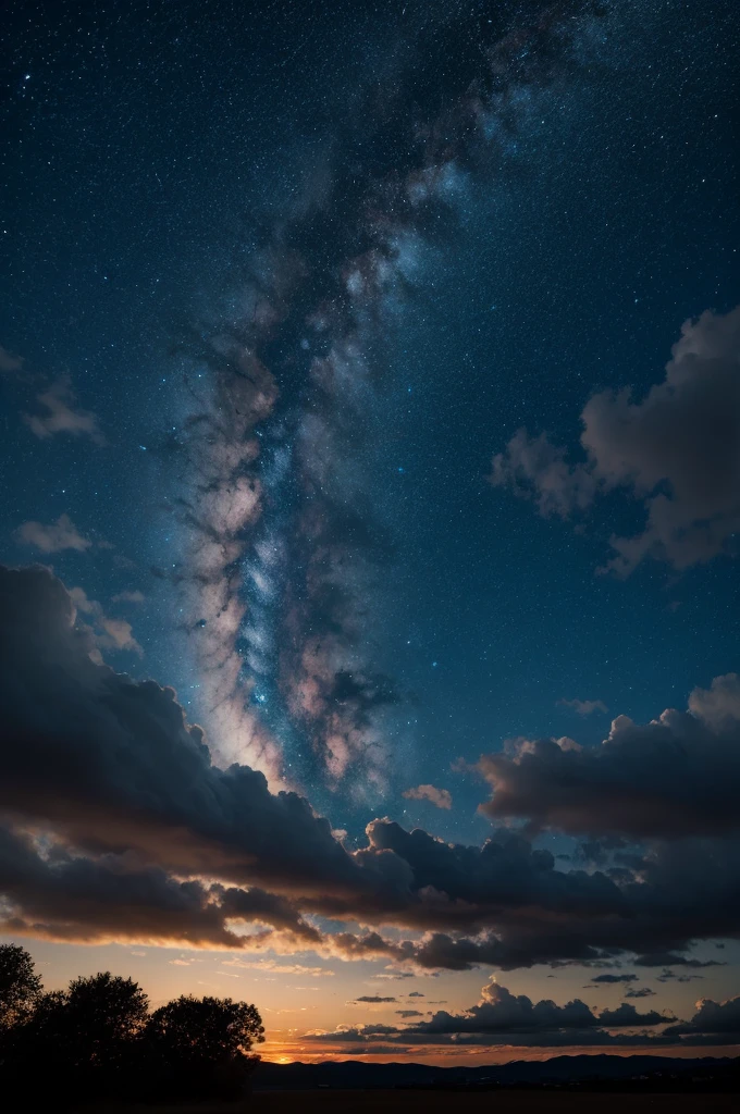 illuminated sky