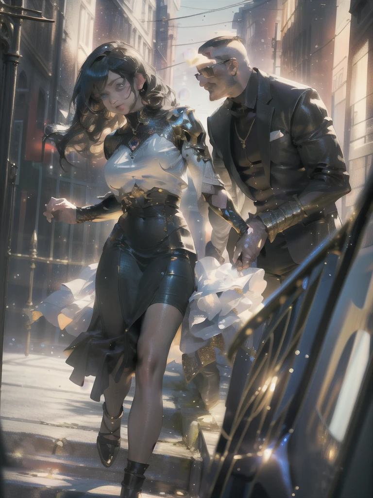 A romantic couple, a man and woman embracing, attractive woman with beautiful detailed eyes, lips, and face, attractive man with perfect body anatomy, highly detailed, hyper realistic, masterpiece, 8K, super detailing, Precise, Best quality, HD, high resolution, cinematic lighting, depth of field, light and shade contrast, photorealistic, professional photography