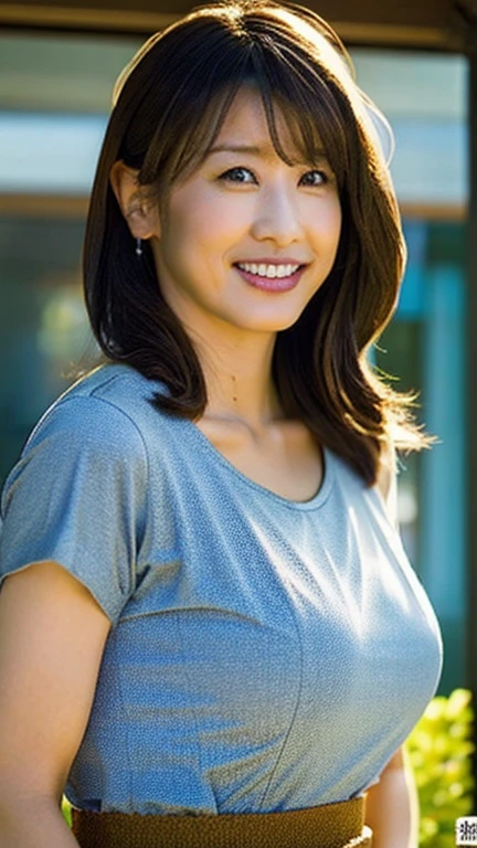 around 40 years old woman スカート teacher big breasts looking at viewer