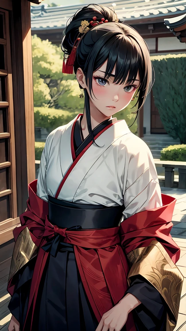 Illustrations related to Shudo。Suggestive and elegant expression、A young samurai serving an older one。Decorative elements that reflect historical context。
