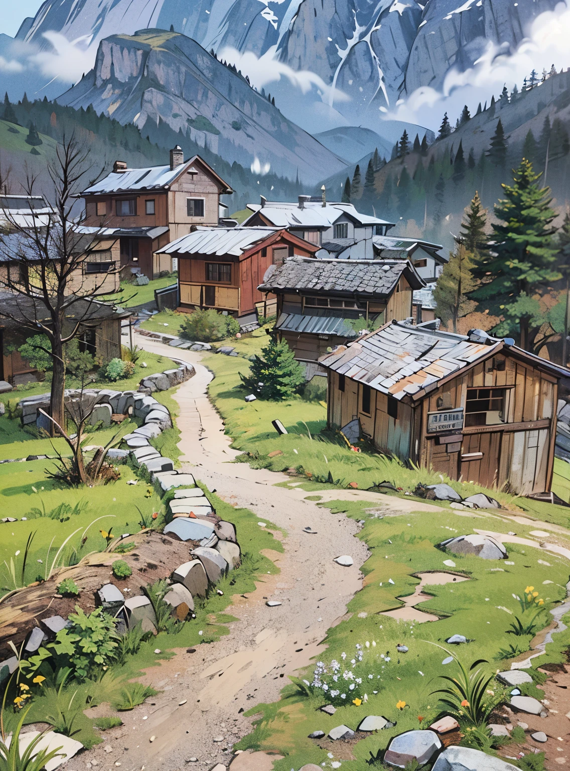 Mountain village