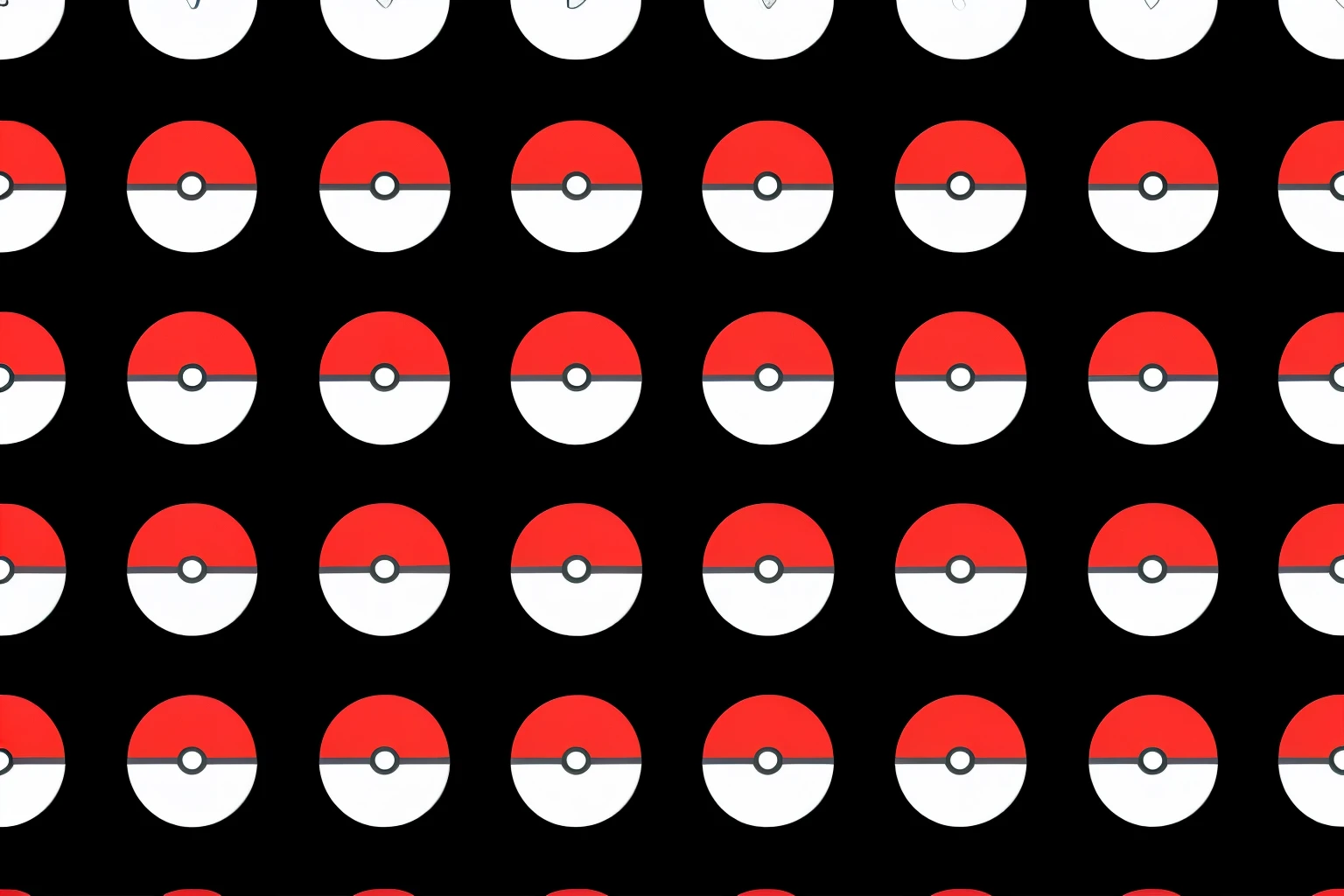 a close-up of a pattern of red and white circles, PokéBall, Illustration Pokémon, anime screenshot pattern, Pokémon, Pokémon inspired, for Pokémon red and blue, style of Pokémon, Pokémon, Pokémon logo, Pokémon style, style of cute Pokémon, video game texture, papel de parede do iphone, Perfect pattern design, iphone background, pinterest wallpaper, Pokémon trainer