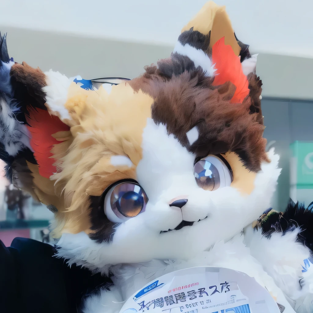 fursuit, furry character, cute furry needs your help, furry anime, furry fursona, fursona, japanese mascot, plush mascot, kemonomimi, fursona!!!!, legoshi from beastars, captured on canon eos r 6, sha xi, headshot of young male furry, furry,golden eyes,cute