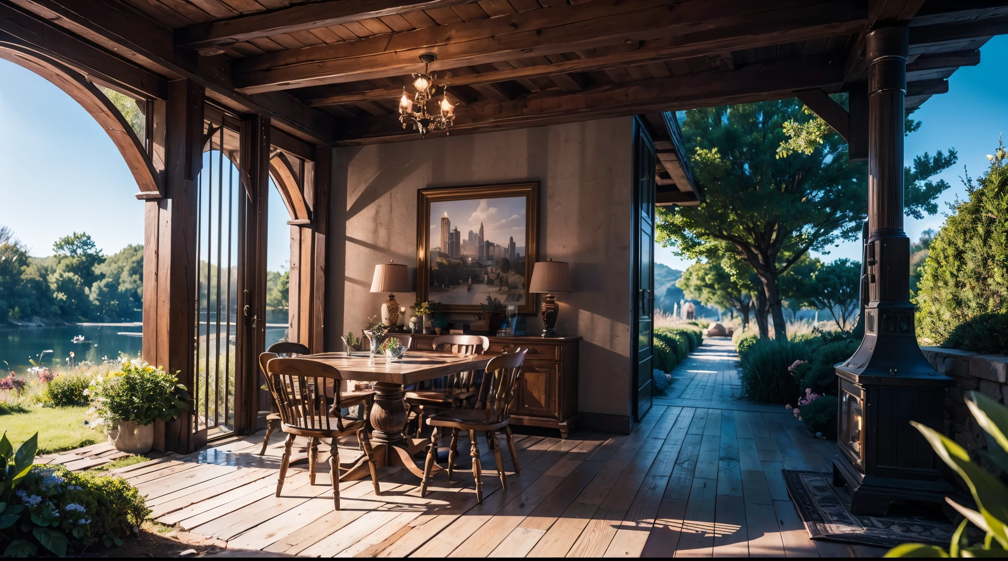 masterpiece, Highest quality, (Highly detailed CG Unity 8K wallpapers) (Highest quality), (Best illustrations), (Best Shadow) nature', null, cloud, null気の光に落ちる繊細な葉の花びらの追跡, Super detailed