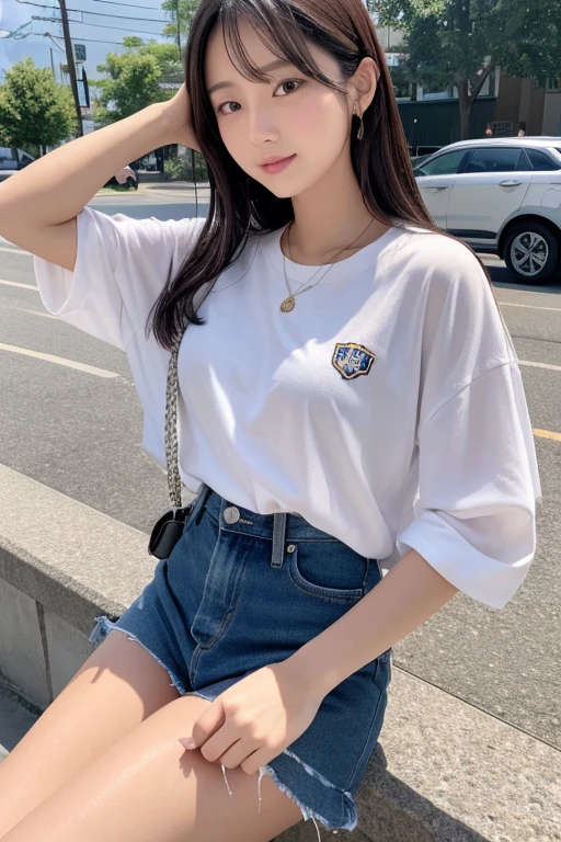 透けているピンク色の濡れた⚪︎⚪︎⚪︎を見せつけています,One girl, High resolution, Long Hair, Anatomically correct, Highest quality, Wet,front,Leg spread,squat,Not wearing,I&#39;m not wearing it.,Beautiful inner thighs,15 years old,⚪︎⚪︎⚪︎が痒い,Spread your legs