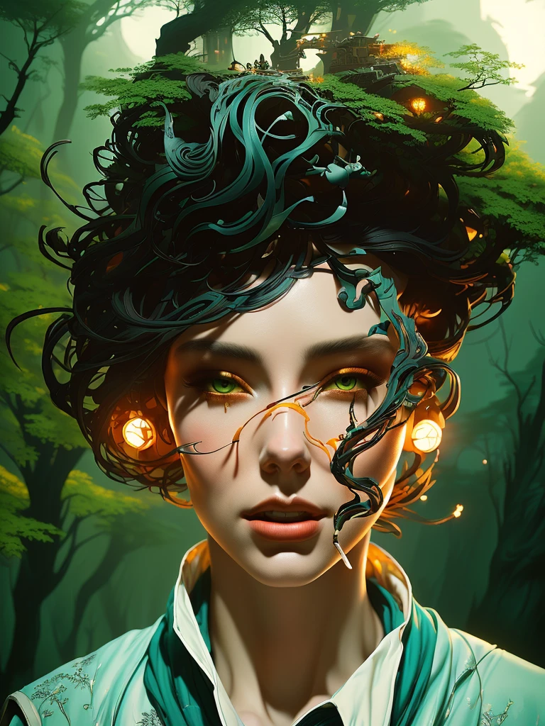 work of art, best qualityer, (Extremely detailed CG 8k unity wallpaper), (best qualityer), (best illustration), (best shade), absurderes, realistic lighting, (abyss), beautiful detailed glowing, arte de PeterMohrBacher,