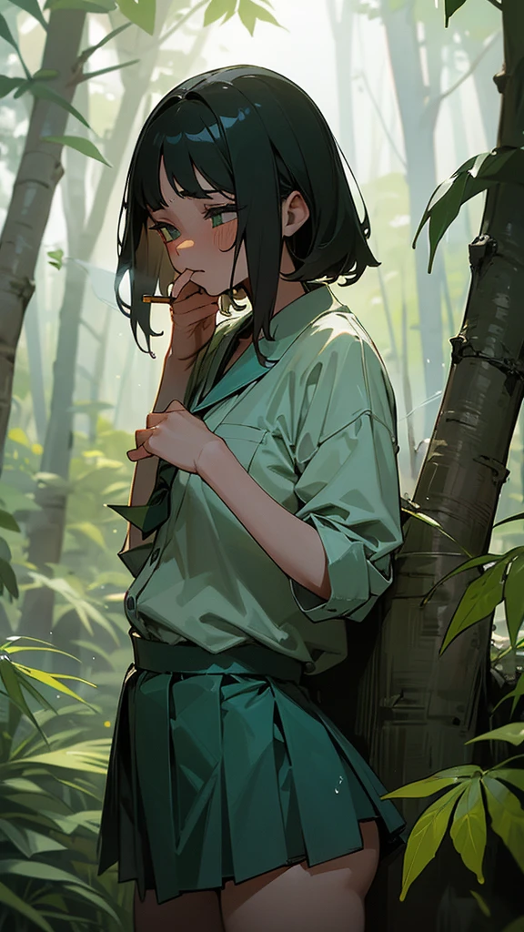 12 year old girls, in the forest , Smoking cannabis, wet their panties with desire , Sex