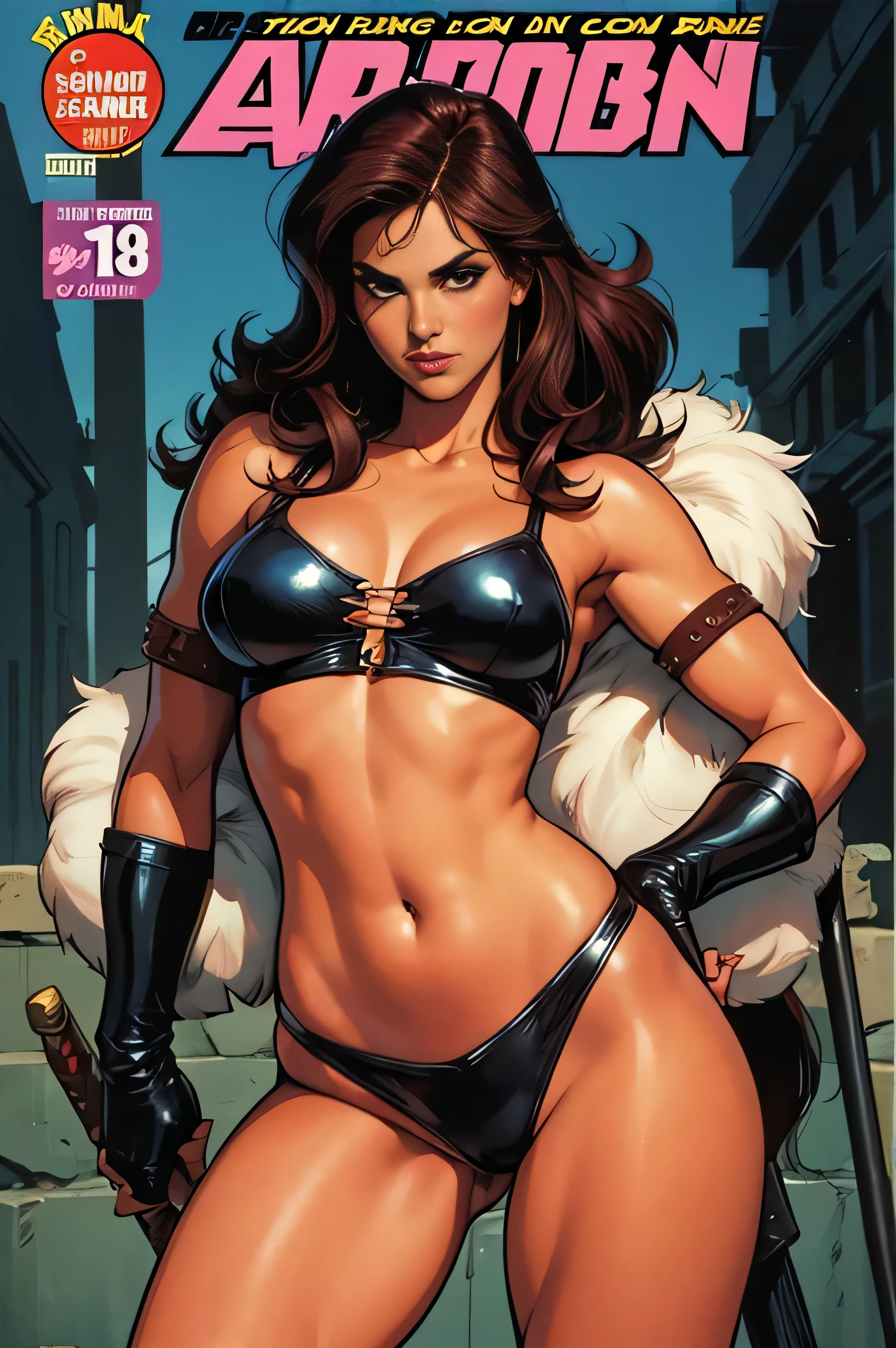 (cartoon style:1.2), Drawings of (Ginevra Molly Weasley), he used to smile, perfect green eyes, face detailed, White background, fun pose, seducing gaze,Full body wearing the Sanserina uniform, beautiful medium breasts and wonderful body cartoon style digital illustration. Wearing pantiesJennifer Connelly , , white bra, green vest, sleeveless, へそ, blue jeans, Brown boots, gloves fingerless, short gloves, slightly-smile, shorth hair, wavy hair, parted bangs, blue colored eyes, wart under the right eye, old american west, sunny desert background, waist belt, best qualityer, Artwork Jennifer Connelly nude without clothes, Beautiful breasts