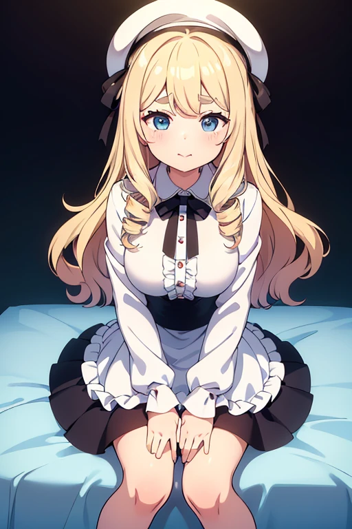 ((masterpiece, Highest quality:1.2, High resolution, Ultra-detailed, 8k)),(Photographic Ultra-High Definition,), whole body、1girl,1boy, missionary sex, spread legs, legs up, folding legs , The penis is entering the vagina in the correct position,((Perfect beautiful girl、12 years old、140cm、Very beautiful, long blonde hair with fine, curly waves, like a Western doll.、Bangs、White beret with black ribbon、A childish but gentle smile、Very young round face、Large, round, light blue eyes、Innocent thick eyebrows、Open your mouth、Massage your own breasts、Very large, round, full breasts、J Cup、A dress made of pale pastel-colored felt fabric from the collar to the skirt.(1.1)、White lace frilled round collar、A very thin and see-through flared skirt、Black over-the-knee socks、The chest of the clothes is shifted to the center, exposing the breasts from the sides、)、(One boy、Shorter than girls、The face of a young 、No hair、Have a fever、close your eyes、Open your mouth、Grabbing a girl's breasts from the side、Very good friends、),noon、Very bright and fancy children's room、Toy picture wallpaper、