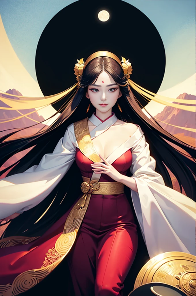 Anime Style, masterpiece, top quality, super detailed, official art, 1 girl, delicate facial features, perfect eyes, looking at viewer, wearing Hanfu, waist-up view, Long lens photo, pastel colors, realistic, 16K, mountains , valley , sun and moon silhouettes romantic sky, flowers, light roses, stunning light, photorealism, line art.,
She wears silk grosgrain with flowing sleeves
Intensely colorful and romantic eyes
Black eyebrows are like hills
The beauty from heaven came to earth by mistake
On the stage, the singing voice starts to play the drum strings
The passing years flow through the temples
The moon hangs over the eaves and the floating clouds disperse
Sensual and erotic
Several twists and turns
The person changes at the end of the song
He is sitting on the top of the empty city
A smile and a touch
Suddenly the drum beat stopped
heard again
Ganlu Temple, veteran advice from the beginning
You should get used to seeing painted faces
I had known it would be the end of the song and everyone dispersed
But still reluctant to give up the illusion
It’s time to laugh at me for being so entangled and greedy for pleasure
The stage is only a few feet wide
Difficulty in clutching and clutching, how can it be calculated by humans?
Tsing Yi with long temples, I pray for this in my life
Peace of mind
She wears silk grosgrain with flowing sleeves
Colorful and romantic eyes
Black eyebrows are like hills
The beauty from heaven came to earth by mistake
On the stage, the voice starts singing and the drums play
The passing years flow through the temples
The moon hangs over the eaves and the floating clouds disperse
Sensual and erotic
Several twists and turns
The person changes at the end of the song
He is sitting on the top of the empty city
A smile and a touch
Suddenly the drum beat stopped
heard again
Ganlu Temple, veteran advice from the beginning
You should get used to seeing painted faces
I had known it would be the end of the song and everyone dispersed
But still reluctant t