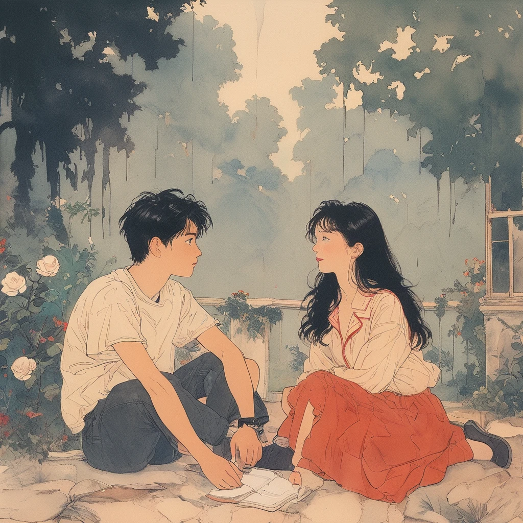 boy and girl having a break up