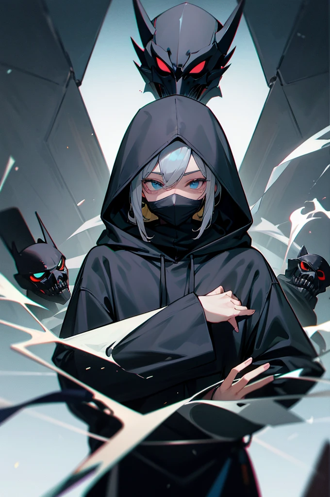 black hoodie black mask ,PERFECT,DIVERSE