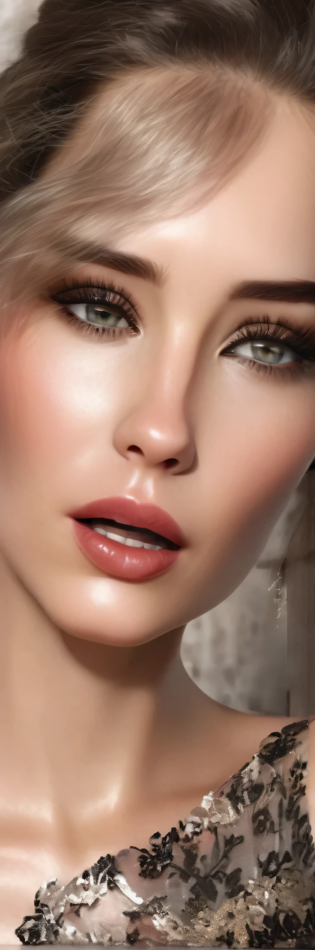 elegant fashion model, 1 female, beautiful detailed eyes, beautiful detailed lips, extremely detailed face and portrait, long eyelashes, high fashion outfit, stylish dress, dynamic pose, dramatic lighting, cinematic composition, warm color palette, photorealistic, 8k, masterpiece, stunning, elegant, glamorous, high-end fashion magazine cover