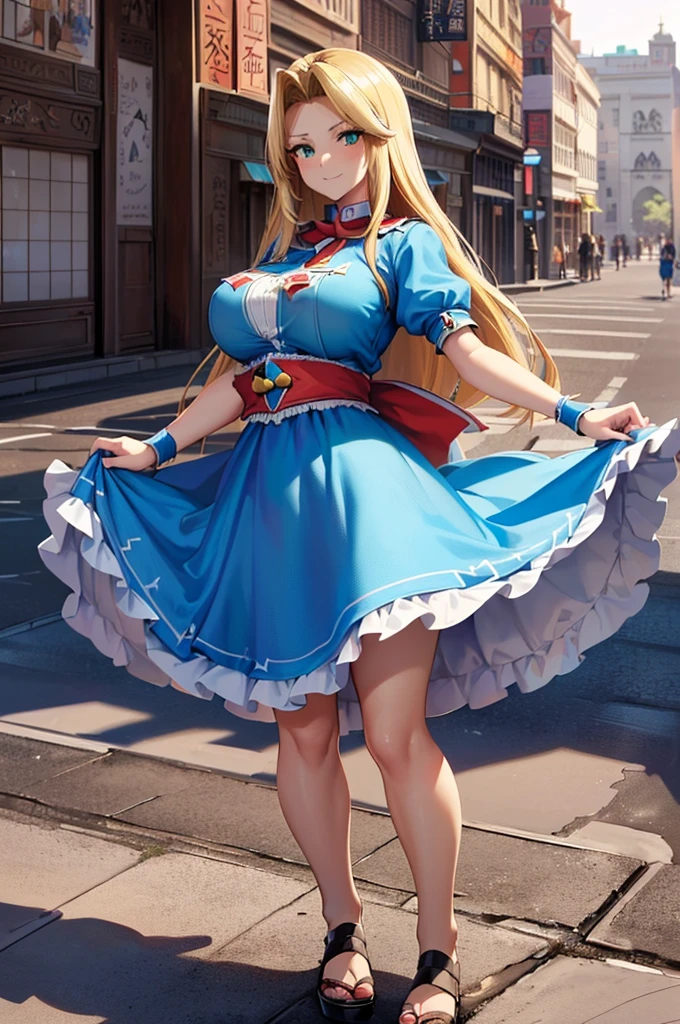 8k(Alice:1.5)(大人のAlice:1.7)
(woman,Huge breasts,Huge breasts:1.7とても唇が赤いHuge breastsを強調,Big Ass,細いウエスto,Long legs,Green Eyes Standing)
8k(((Anime Style,Henyohe 8k((Anime Style,A sloppy smile,What we are looking for,Face mischievous face,The facial expression is accurate)))
8k((Staring at me:1.1))
8k((Focus on the face))
8k((スtoレ-to))
8k((Aliceの衣装を着ている))
8k((Tight fit))
8k((Model standing))
(不思議の国のAlice)
(鏡の国のAlice)
37 years old