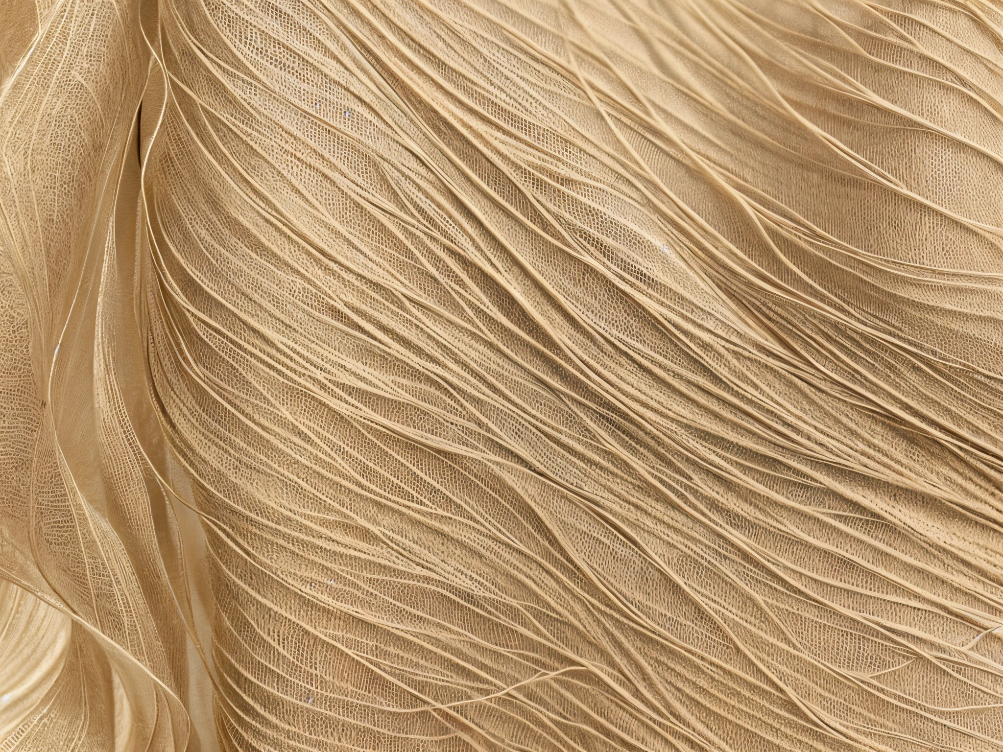 a beautiful detailed fabric texture background, intricate woven patterns, soft and smooth material, high quality, 8k, photorealistic, warm lighting, muted color tones, elegant, calming atmosphere, minimalist design, natural fibers, subtle sheen, detailed weave structure, complex interlacing threads, seamless repeating pattern, luxurious textile, natural organic look, detailed fabric folds and creases, delicate fibers, plush and velvety, subtle shading and highlights, visually appealing, realistic material properties