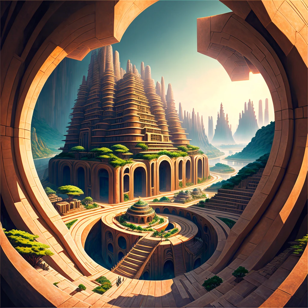 Best Quality,8k,Huge underground city,Underground Labyrinth,Anime Art,mysterious,Super huge structure,Super huge torii,Multidimensional,A world beyond imagination,High Dimension,Fantasy,Different space,Nature,romantic,A world beyond imagination,Dream world,Huge river,masterpiece,最高masterpiece,perfection,