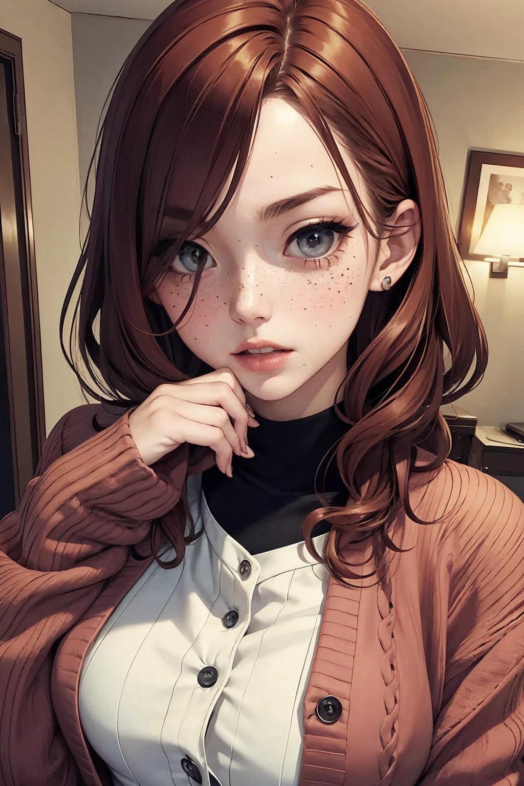 High definition, young beautiful woman