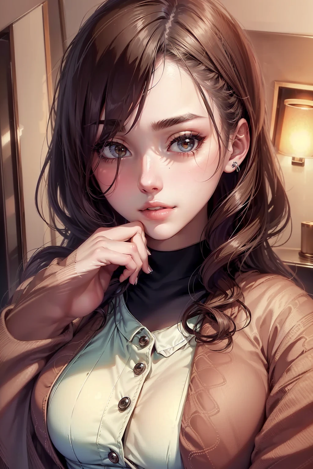 High definition, young beautiful woman
