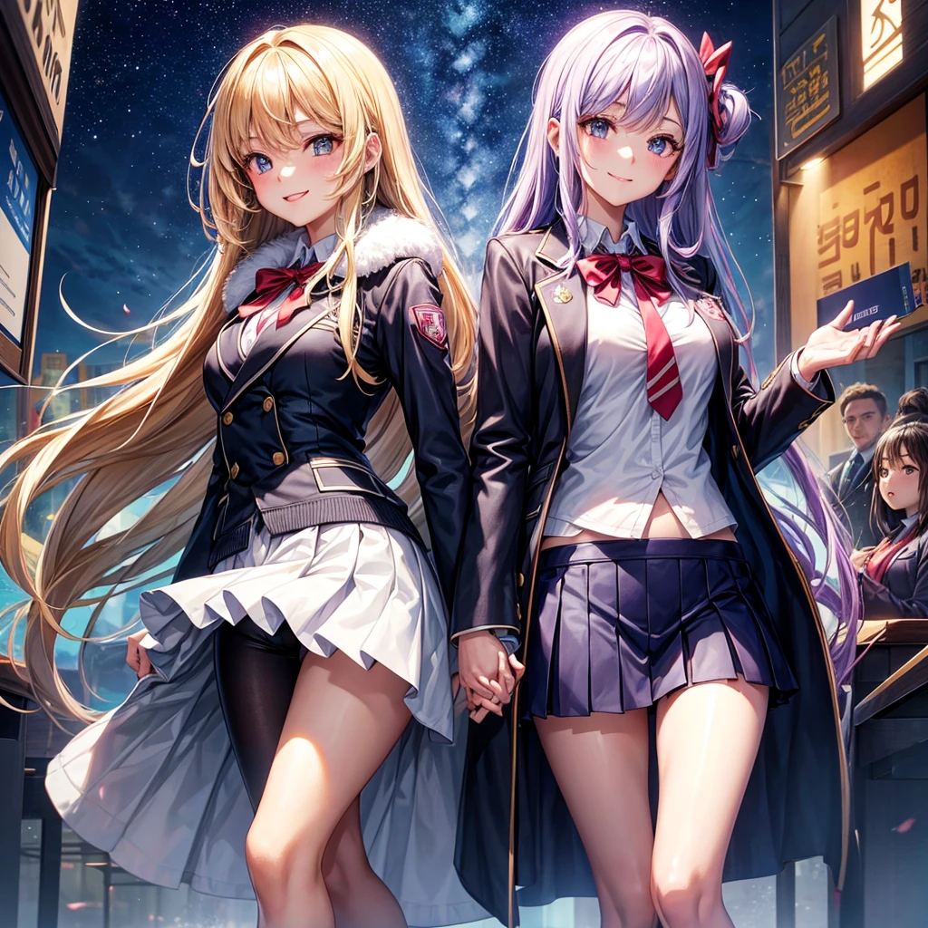 best quality，，smile，blazer，swimsuit，nepal，School，classroom，Collective of girls，JK，A girl taking off her uniform，Sexy and cute，Uniform of the Future，Ribbon on uniform，evolution系ファッション，middle School girlultiple girls are depicted,harem，idol group，infinite possibilities，leather jacket，hoodie，fur jacket，Clothing of the future，evolution，starry sky background，photo shoot，long hair，wearing a cardigan，beautiful girlの国，girl&#39;s paradise，highest quality，big breasts，leather jacket，happy girl,horny girl，Blue eyes，perfect face，standing position，She has her bangs down，fur jacket,Beautiful eyes，smooth hair，perfect eyes，beautiful girl，Angel Girl，multicolored hair colors，naughty girl，beautiful，High-dimensional beautiful girl，Multidimensional beautiful girl，gathering，Group、，