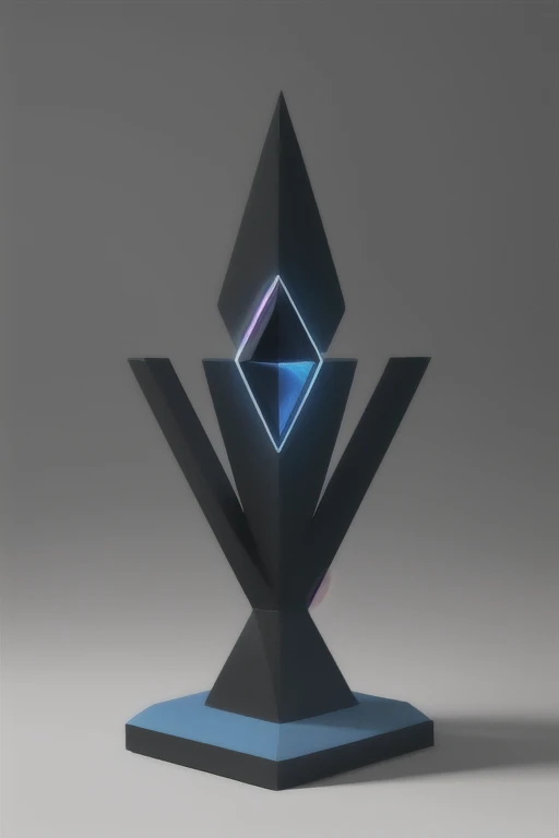 In the center of this minimalist landscape, A dark blue 3D background dominates the scene, Crafted with obra-prima quality, 8K Textures, and highly detailed lines,Gives people a sense of reality and future. The background exudes a technological atmosphere, Its pure blue color resonates with the essence of high-tech innovation. There is a sleek display stand on the base, Increases the overall sense of luxury. The image radiates a glow, Softly illuminate every line and gap, HDR Perfection,Sharp focus,Bringing the complexity of your design to life. This scene is a fusion of technology and art