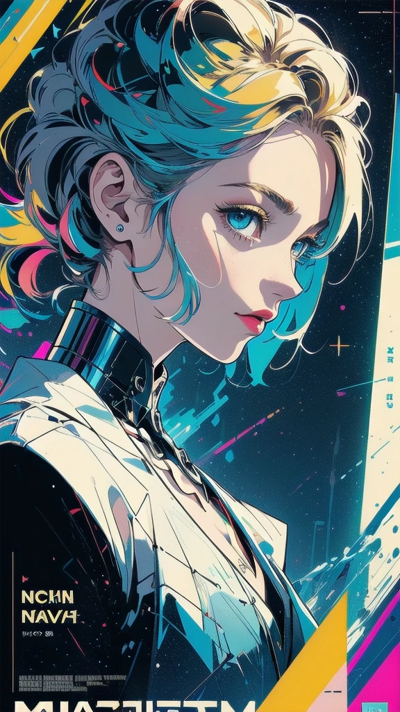 (((masterpiece, highest quality))),(((solo:1.2))),(((1girl:1.2))),32k wallpaper, very detailed, poster, vintage science fiction,(((((geometric cinematic movie poster))))), ((bauhaus)),(shape),(((abstract))),(mid century modern),movie poster,(((((portfolio))))),(((((Close-up))))),(((((bust up))))),((((more various angle)))),(((highlight))),Vast landscape,((((heterochromia)))),(((complete. detailed face))),(((Extremely talented))),(((most complecated machine))),(Colorful color scheme),(reflection light leak)