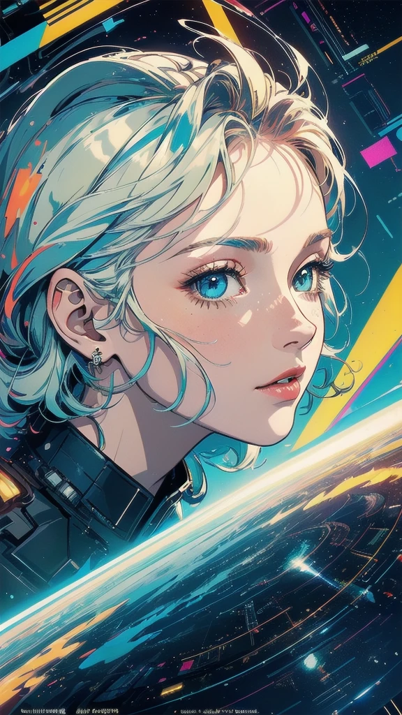 (((masterpiece, highest quality))),(((solo:1.2))),(((1girl:1.2))),32k wallpaper, very detailed, poster, vintage science fiction,(((((geometric cinematic movie poster))))), ((bauhaus)),(shape),(((abstract))),(mid century modern),movie poster,(((((portfolio))))),(((((Close-up))))),(((((bust up))))),((((more various angle)))),(((highlight))),Vast landscape,((((heterochromia)))),(((complete. detailed face))),(((Extremely talented))),(((most complecated machine))),(Colorful color scheme),(reflection light leak)