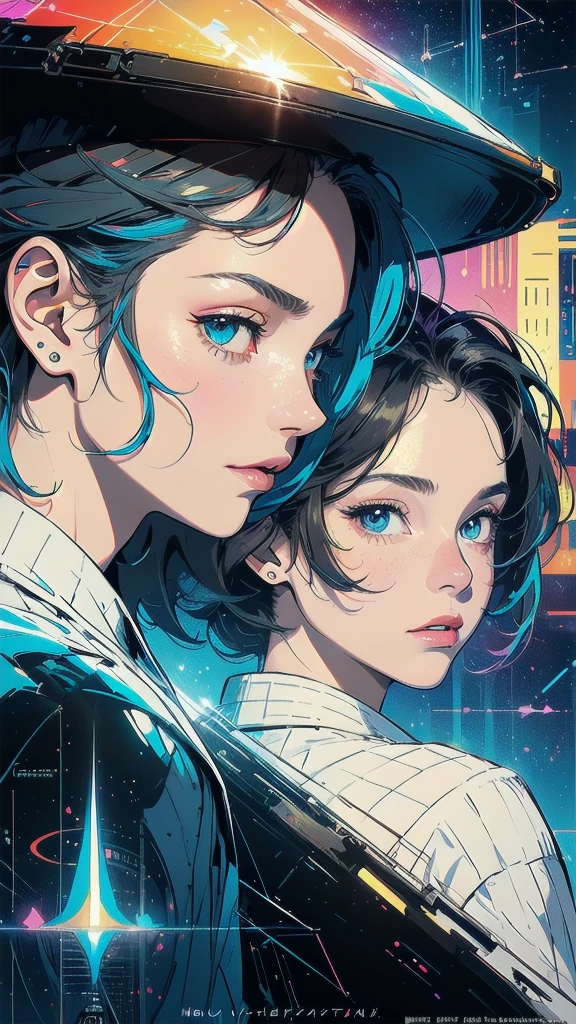 (((masterpiece, highest quality))),(((solo:1.2))),(((1girl:1.2))),32k wallpaper, very detailed, poster, vintage science fiction,(((((geometric cinematic movie poster))))), ((bauhaus)),(shape),(((abstract))),(mid century modern),movie poster,(((((portfolio))))),(((((Close-up))))),(((((bust up))))),((((more various angle)))),(((highlight))),Vast landscape,((((heterochromia)))),(((complete. detailed face))),(((Extremely talented))),(((most complecated machine))),(Colorful color scheme),(reflection light leak)