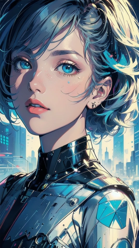 (((masterpiece, highest quality))),(((solo:1.2))),(((1girl:1.2))),32k wallpaper, very detailed, poster, vintage science fiction,(((((geometric cinematic movie poster))))), ((bauhaus)),(shape),(((abstract))),(mid century modern),movie poster,(((((portfolio))))),(((((Close-up))))),(((((bust up))))),((((more various angle)))),(((highlight))),Vast landscape,((((heterochromia)))),(((complete. detailed face))),(((Extremely talented))),(((most complecated machine))),(Colorful color scheme),(reflection light leak)