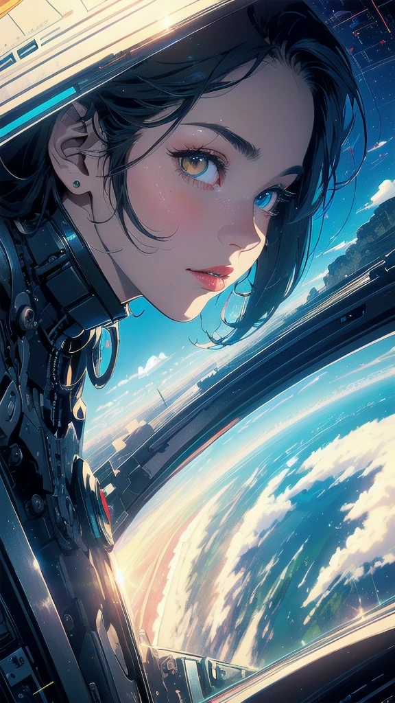 (((masterpiece, highest quality))),(((solo:1.2))),(((1girl:1.2))),32k wallpaper, very detailed, poster, vintage science fiction,(((((geometric cinematic movie poster))))), ((bauhaus)),(shape),(((abstract))),(mid century modern),movie poster,(((((portfolio))))),(((((Close-up))))),(((((bust up))))),((((more various angle)))),(((highlight))),Vast landscape,((((heterochromia)))),(((complete. detailed face))),(((Extremely talented))),(((most complecated machine))),(Colorful color scheme),(reflection light leak)