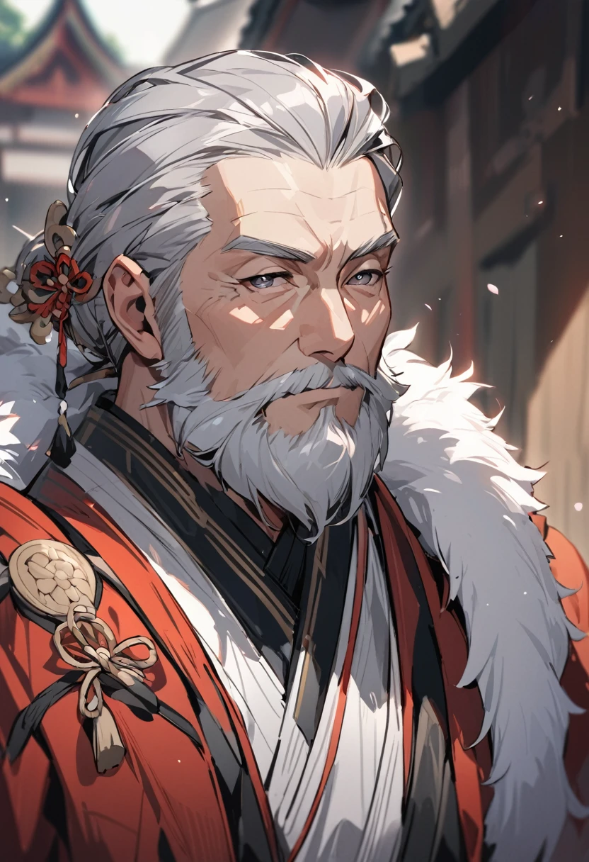 No beard Not bearded Nice elder kimono Portraiture