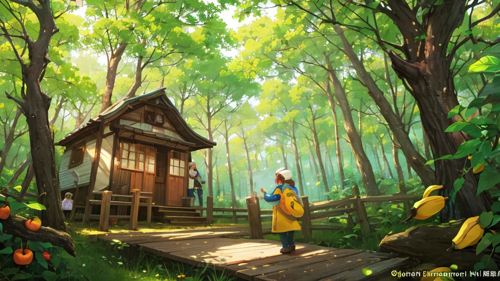 Orchard Banana There is no one in the forest