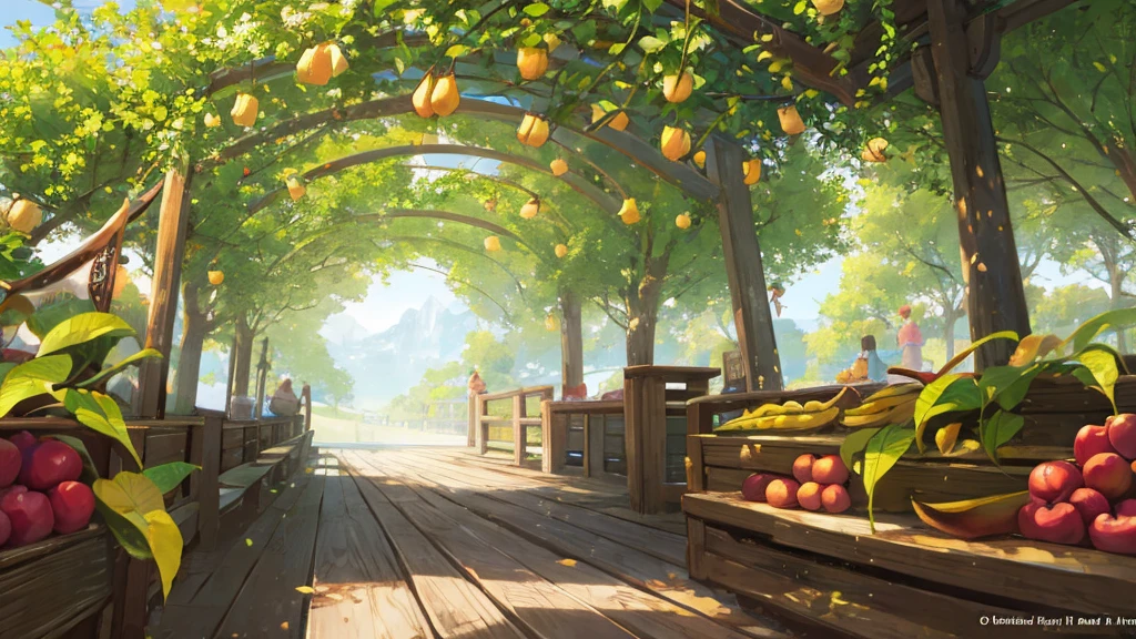 orchard banana scenery