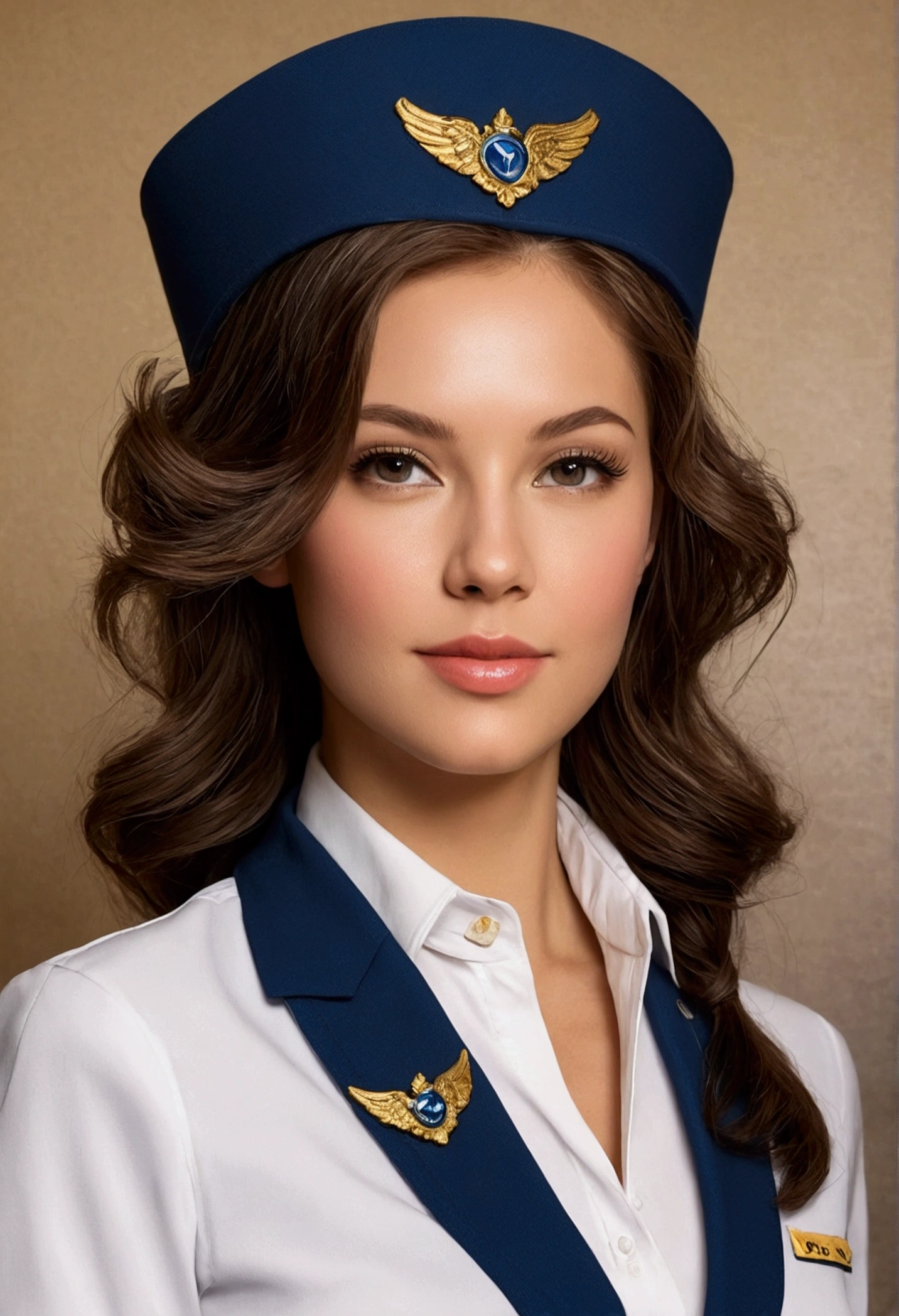 stewardess,beautiful,Realism