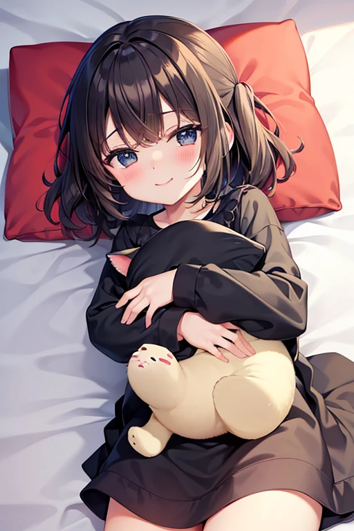 baby, kitten, On the futon, Hugging each other, cute, Are sleeping, smile, 可愛くAre sleeping